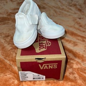 True white slip-on van
